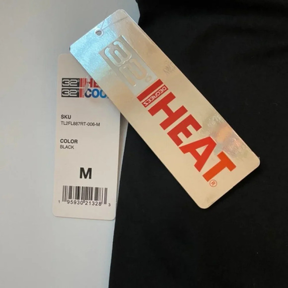 NWT 32 Degrees Women's Lightweight Baselayer Legging : Charcoal Heather or Black - Picture 3 of 8